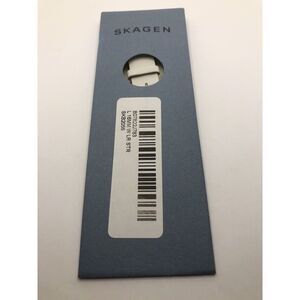 Skagen Watch Band Replacement 2 Piece Leather SKB2056 In Packaging White PY31